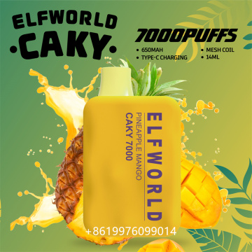 Elf World World Caky afrutado con sabor a vape desechable