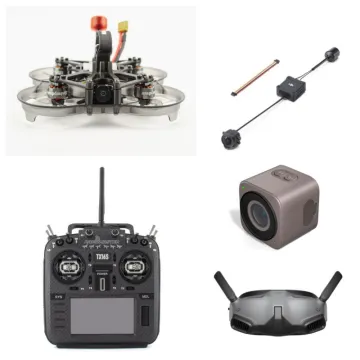 2-inch FPV Drones: Mini and Micro RC DIY Tiny Whoop FPV Racing Drone with FPV Goggles - Digital O3 Version