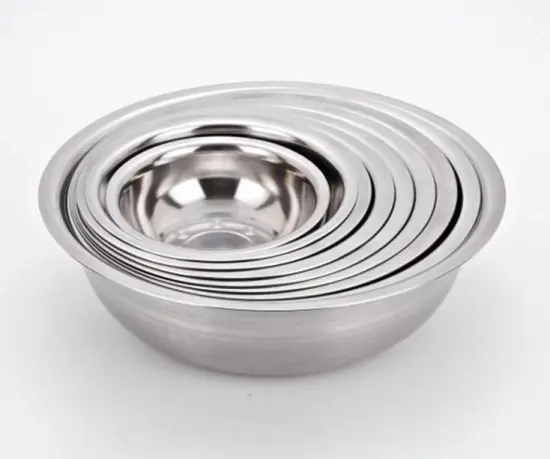 Classic Kitchenware Stainless Steel Basin Bowl