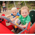 Nettes Auto-HPL-Spielplatz-Spielhaus im Freien