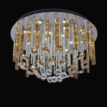 ceiling light led chandelier with gold color