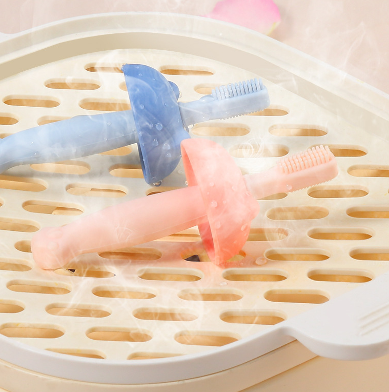 Silicone Bear Cleaning Toothbrushes