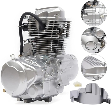 Manufacturer Cheap Price Honlg Single-Cylinder Four-Stroke Air-Cooled Angle Camshaft Downward CG 200 Engine Assembly