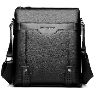 Weixier Męskie Business Skórzane na ramię: klasyczny Vintage Messenger Crossbody