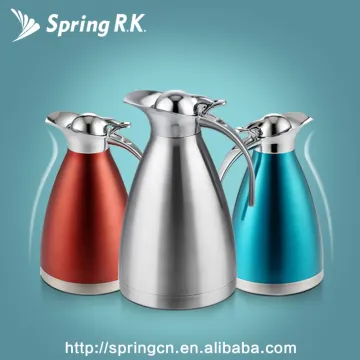Newest 3 Color vacuum stainless steel coffee kettle & water pot for sale