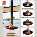 Outdoor Wood Burning Fire Pit Hanging Indoor Used Fireplaces Manufactory