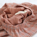 Bawełniana piżama wydrukowane domowe ubrania na długie rękaw