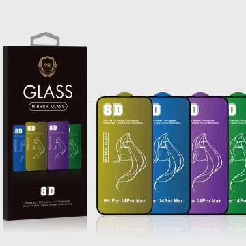8D Mirror Tempered Glass Screen Protector for Various Phones