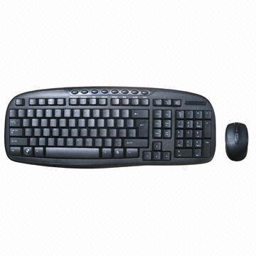 Keyboard and mouse combo, can be wired or wireless