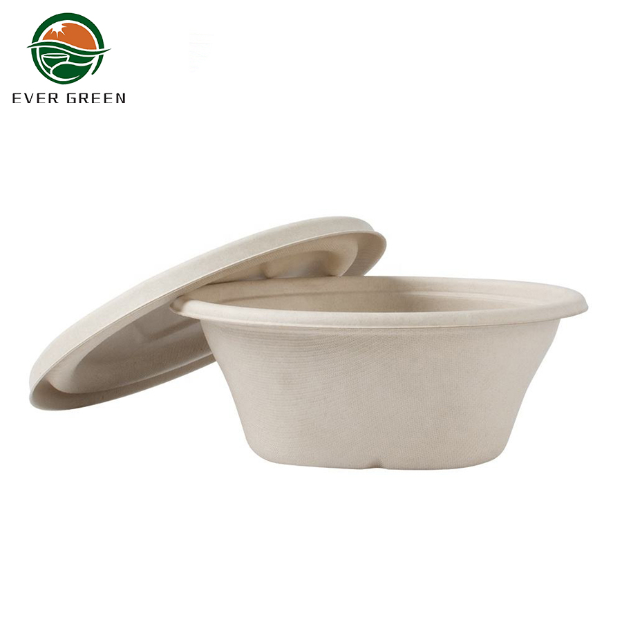 100% biodegradável dispensável Microondas Eco Friendly Bowl