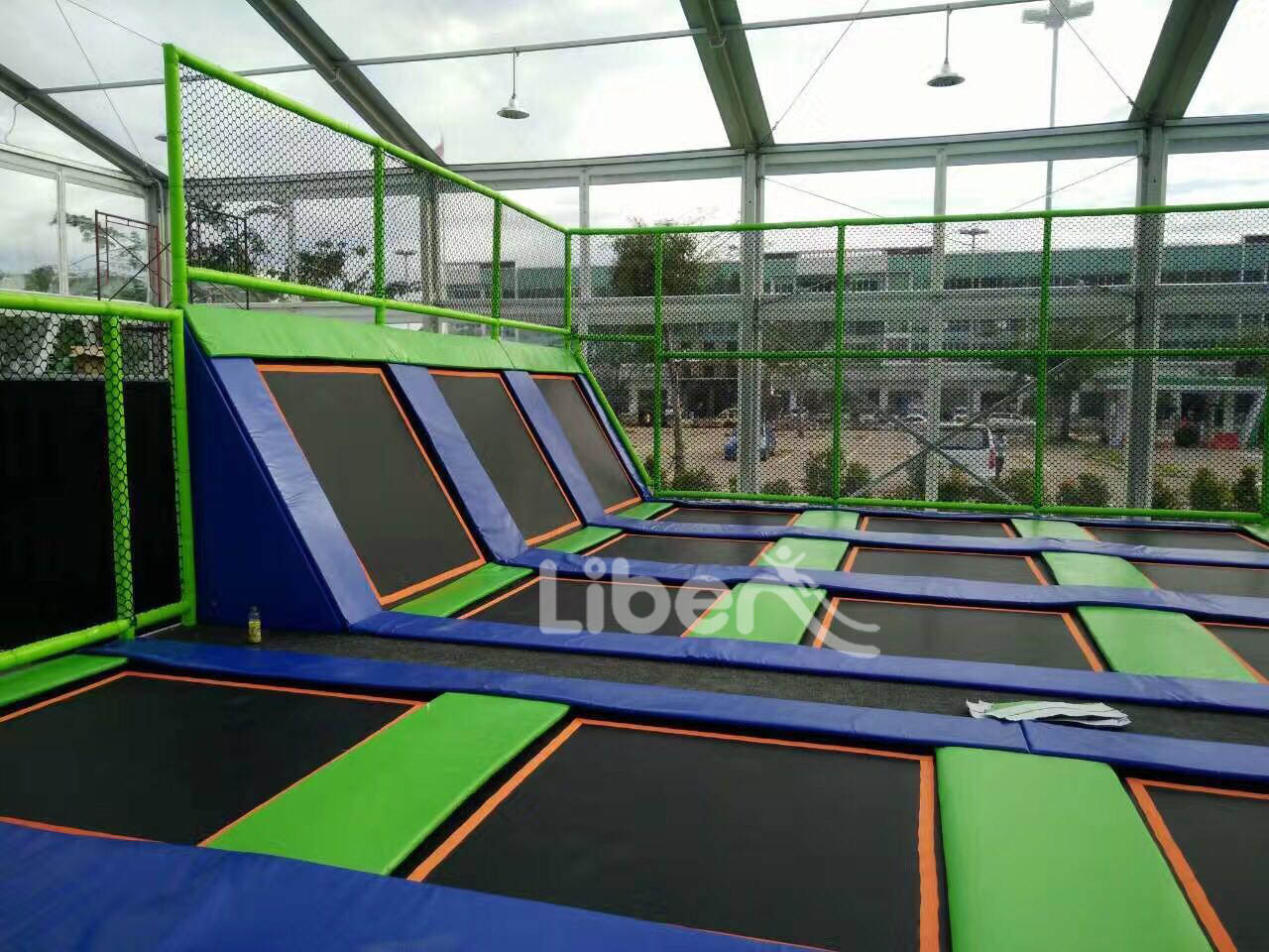 outdoor trampoline