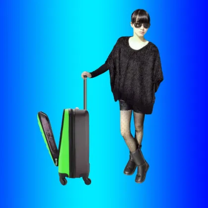 OEM hybrid suitcase maleta bag luggage,it is traveler's liberty moda luggage, Brand luggage Customize China Factory