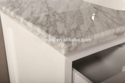 30'' living room bathroom furniture cabinets with marble top