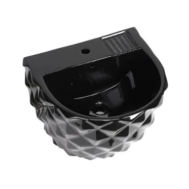 Luxury Wall-Mounted Clean Glaze Bathroom Sink