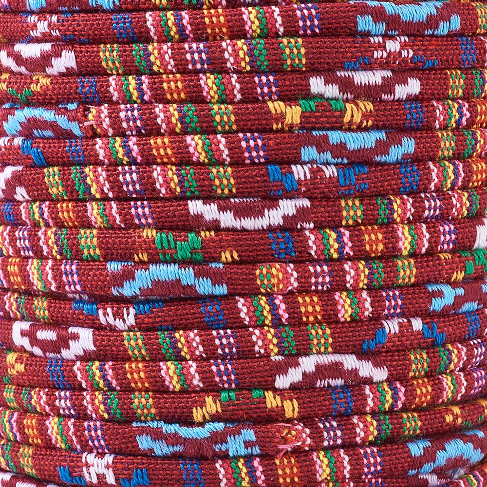 50yards/roll 4/6mm Rope Cloth Ethnic Cords Ropes Thread For DIY Jewelry Making Necklaces Bracelets Crafts Supplies Handmade