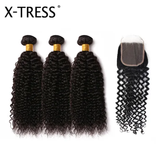 Virgin Human Hair  Cuticle Aligned Hair Bundles  Brazilian  Kinky Curly  Hair Extension For Women