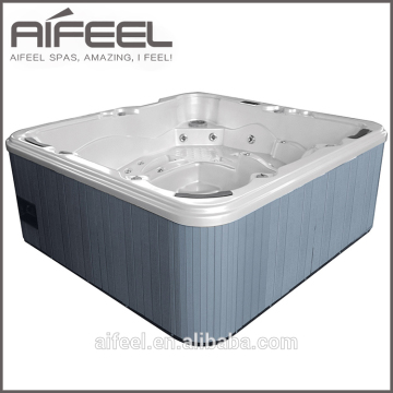 Freestanding massage Acrylic 5 person portable outdoor hot tub with hot tub spa ladder