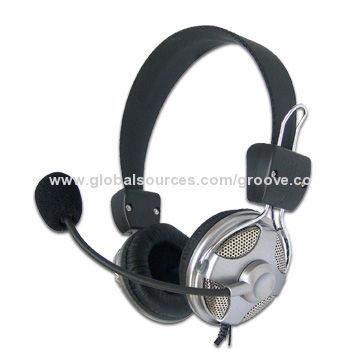 Computer Headset/Headphones with More than 60dB S/N Ratio and 100mW Rated Power