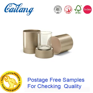 Cylinder Paper Box With Lid For Candle