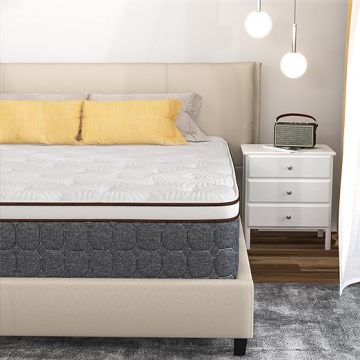 Materasso con memory foam e molla tascabile