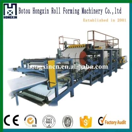 Eps sandwich panel roll forming profile machine