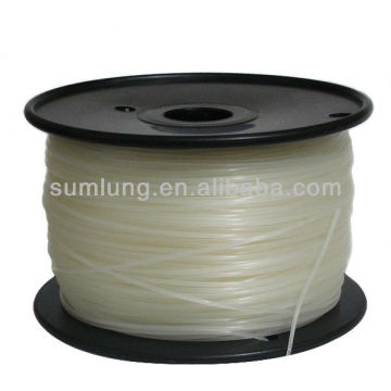 3mm PVA Water Soluble 3D Printer Filament Natural Color