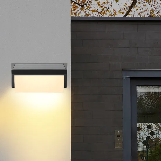 Zhongshan Solar Garden Minimalist LED Wall Lamp