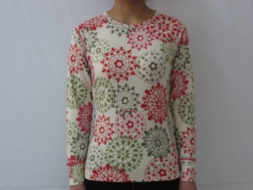 Print Wool Underwear
