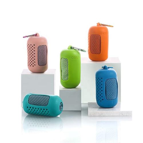 Quick Dry Cooling Towel with Silicon Case Lightweight Quick Dry Cooling Towel with Silicon Case Supplier