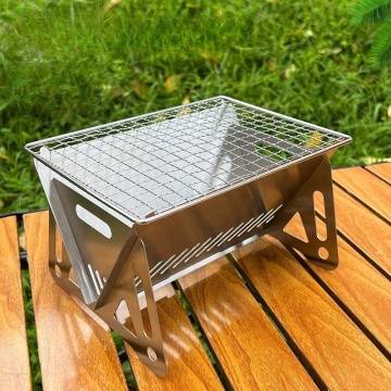 Portable Camping Grill and Fire Pit for Outdoor Cooking and Picnics