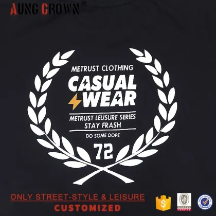 New Men's Round Neck T-Shirt Simple T-Shirt Printing Classes Custom T Shirt Wholesale