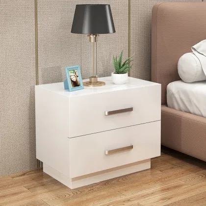 Bedside Table Modern Simple Storage Cabinet Bedroom Storage Cabinet Simple Household Small Storage Bedside Cabinet 5IP0