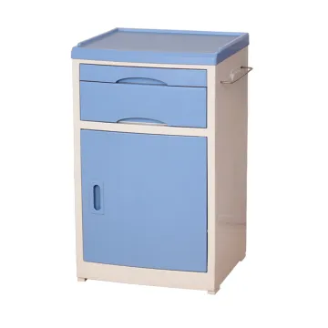 Hospital Storage Nightstand Medical Locker Bedside Cabinet