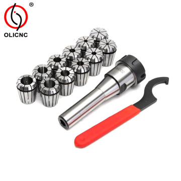 R8-ER Collets Chuck Sets: Pemegang R8 dan 65mn ER32 Collets untuk CNC