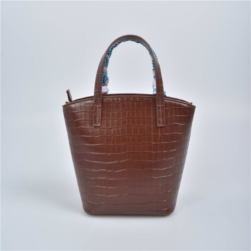 Small tote bag with long shoulder strap