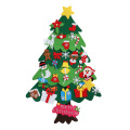 Calendario de fieltro de la adviento de Navidad de árbol artificial de alta calidad