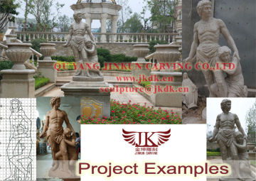 Quyang Jinkun carving -STONE CARVING garden sculpture fountain engineering drawings.