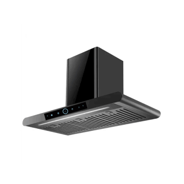 Stainless Steel T Shape Wall Mounted Kitchen Exhaust Hood Motor