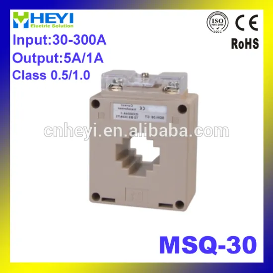 instrument current range 30-300A high accuracy MSQ-30 ring type current transformer