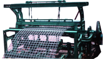 Crimped wire mesh machine