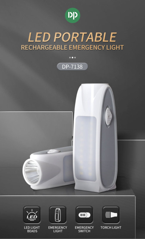 Portable Work Light USB Chargeable LED Emergency Light