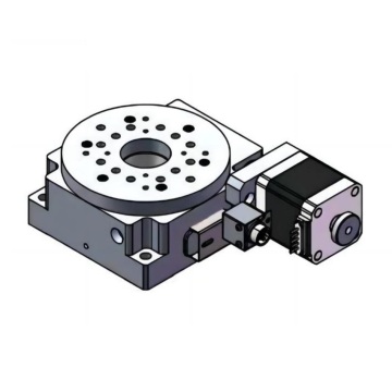 100mm Diameter Precision Stepping Motor Drive 360 Degree Rotary Platform