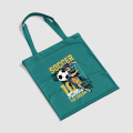 Football-themed Pattern Canvas Tote Bag