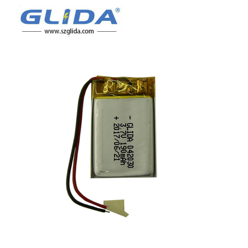 New Product 3.7V 200Mah Polymer Rechargeable Battery PACKER