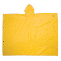 Reusable pvc  adult rain poncho with button