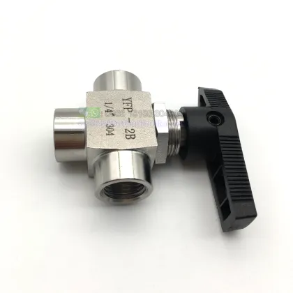 Stainless Steel Female 3-Way T-Type Instrument Ball Valve