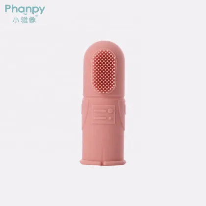 Gold Custom Smart Toothbrush Silicone Finger Baby