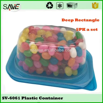 2016 New premium colorful large round custom made cookies plastic container