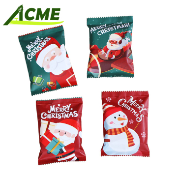 Customized Christmas Biscuit Packaging Bags & Aluminum Film Machine Sealing Bags for Baked Gifts