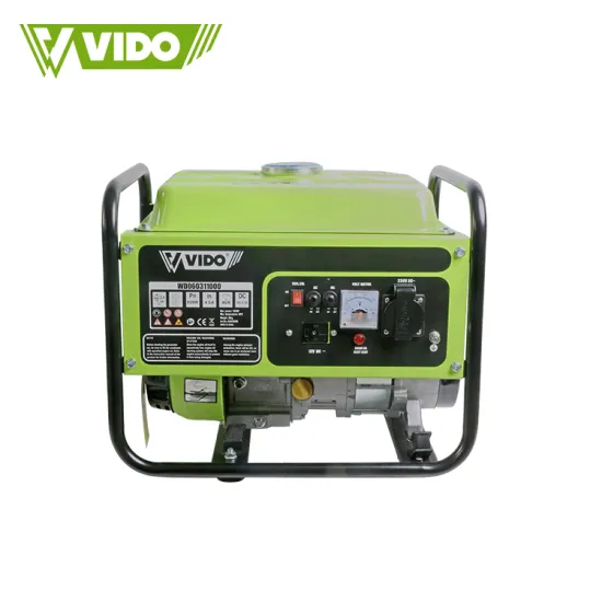 VIDO 4 stroke single phase China 1kw air cooled portable silent gasoline generators
